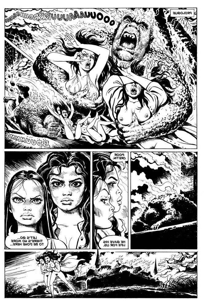 14P strange sexual bondage witch comic