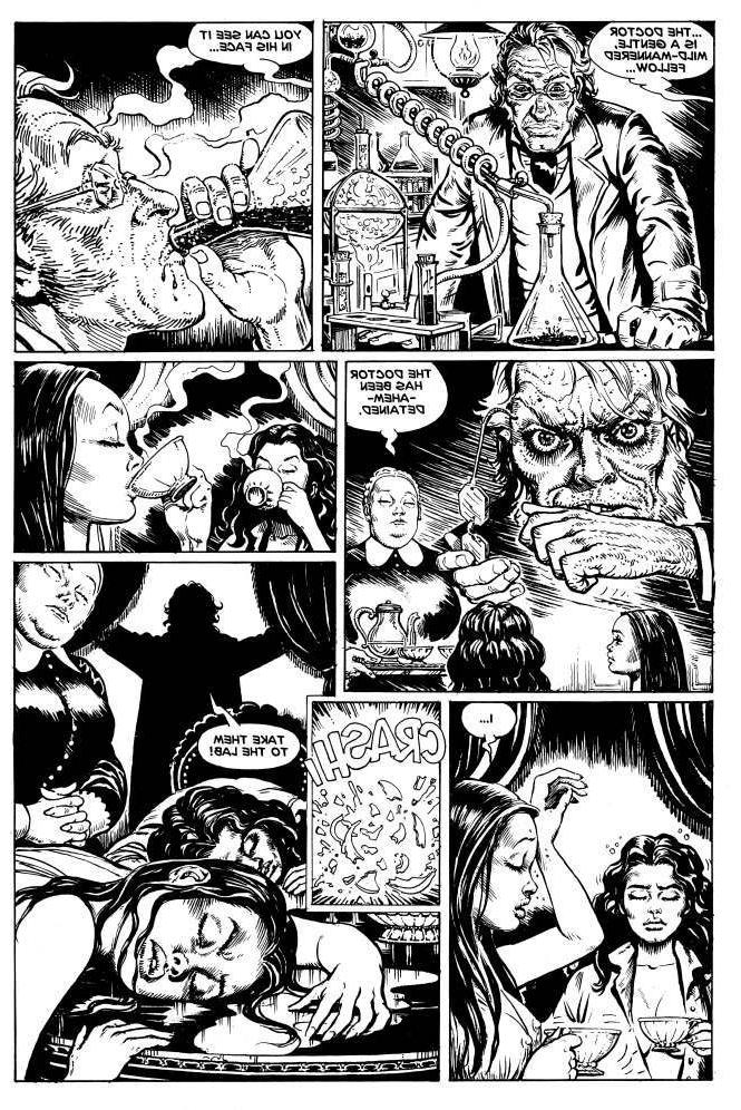 14P strange sexual bondage witch comic