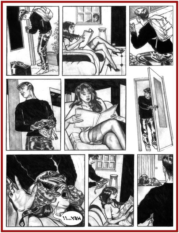 15P Italian sexual bondage comic