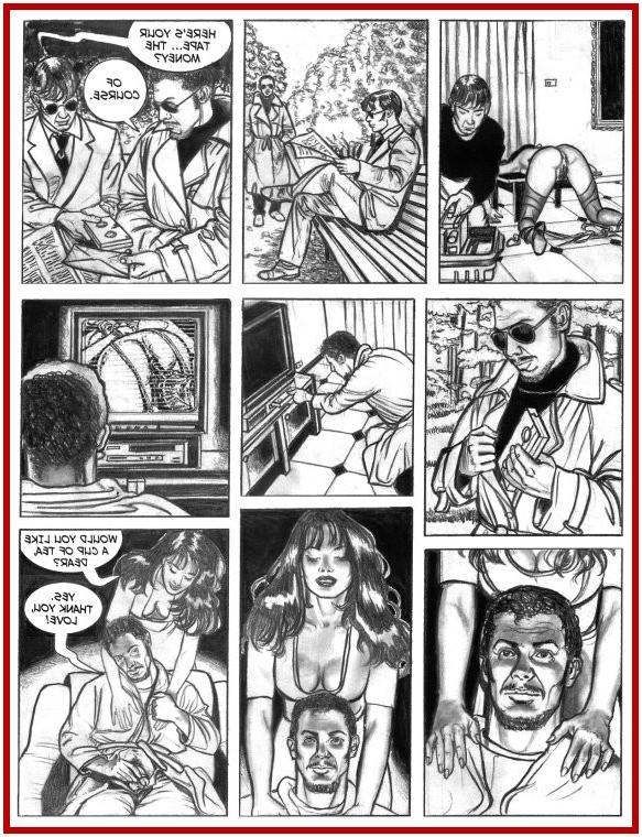 15P Italian sexual bondage comic