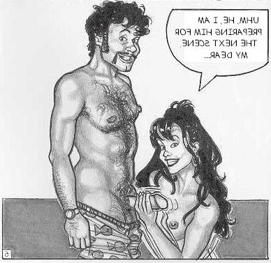 15P Italian sexual bondage comic
