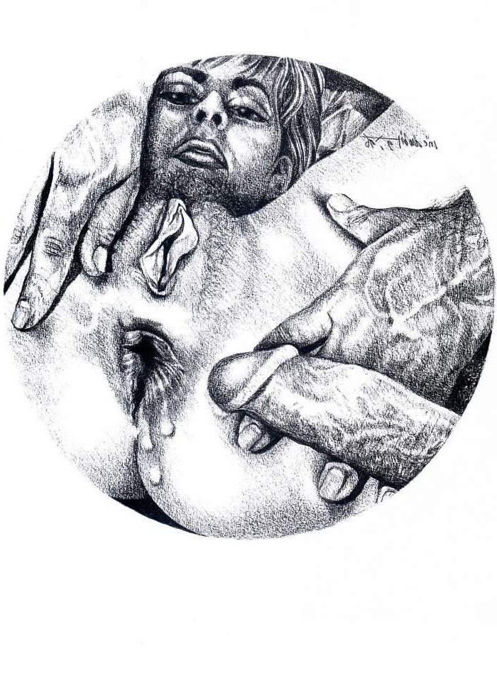 15P Dubigeons bondage and fetish art