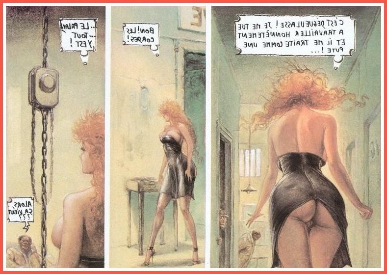 15P strange French bondage comic