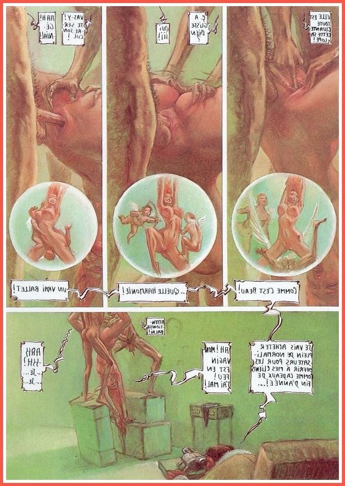 15P strange French bondage comic