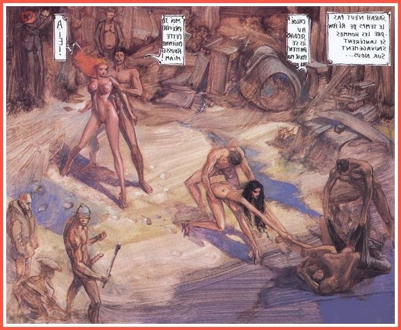 15P strange French bondage comic