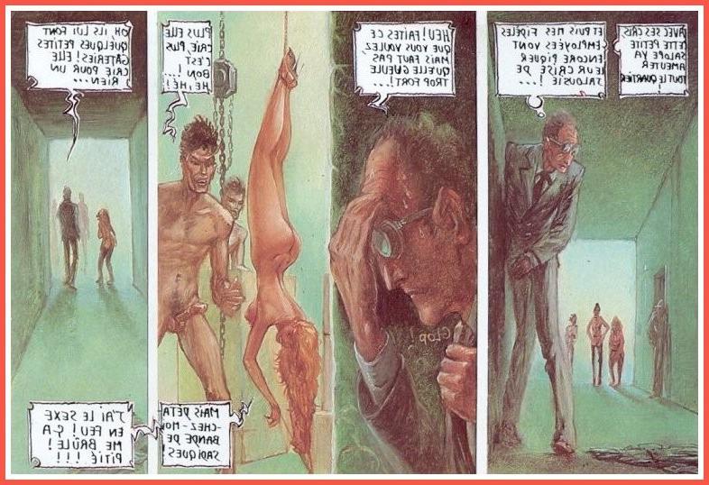 15P strange French bondage comic