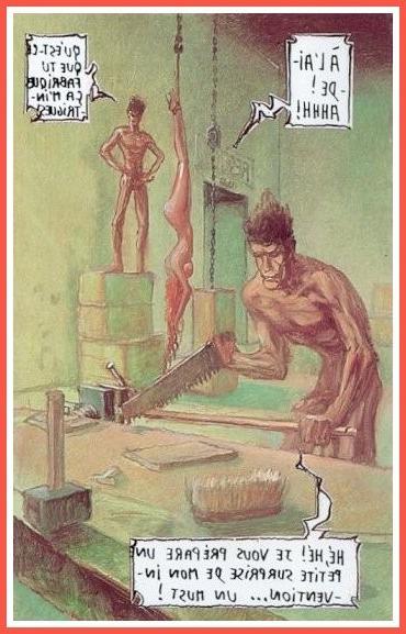 15P strange French bondage comic