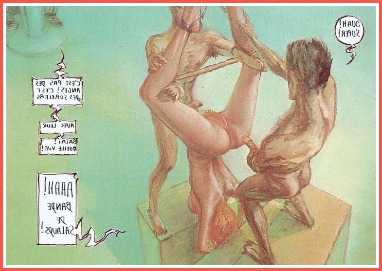 15P strange French bondage comic