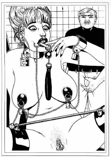 15P nipple and breast bondage art