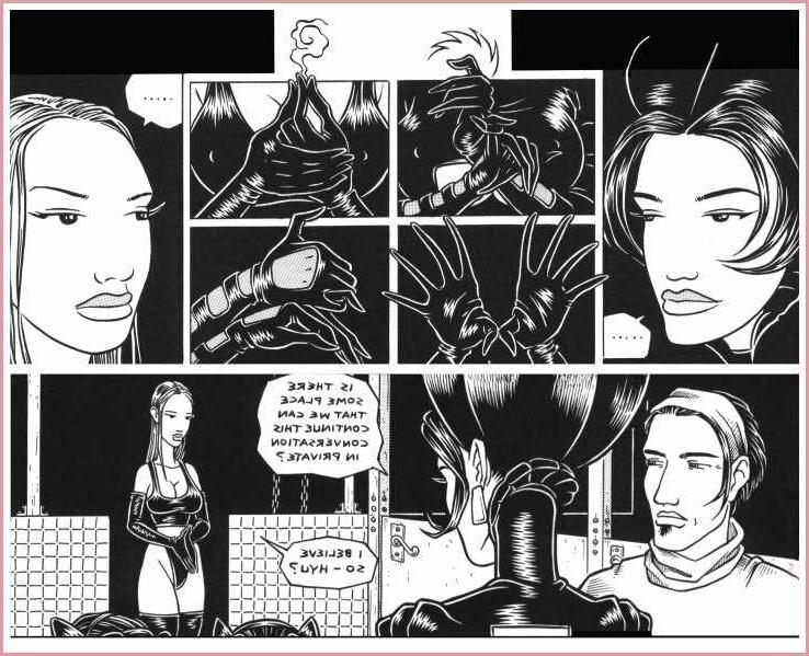 15P ponygirl leather bondage comic