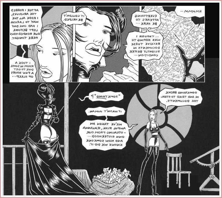 15P ponygirl leather bondage comic