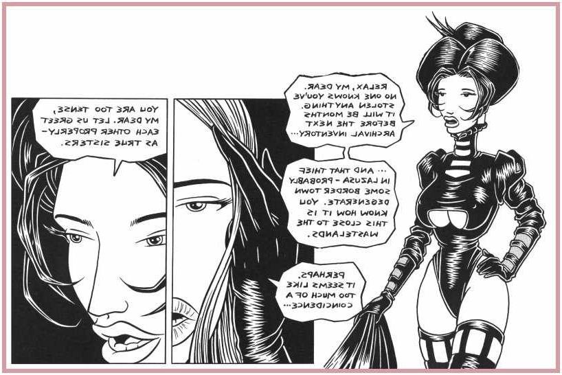 15P ponygirl leather bondage comic