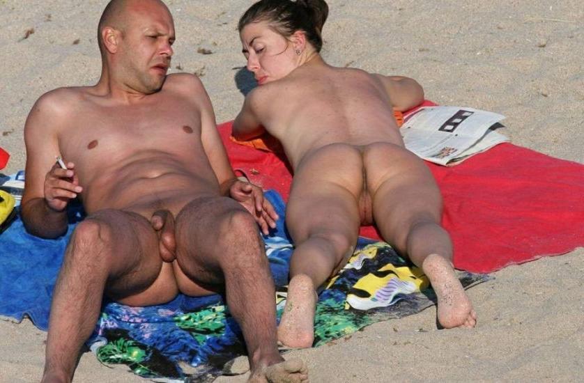 15P Check out gorgeous blonde nudists having some fun