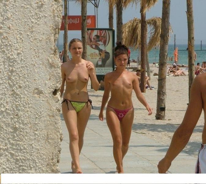 15P Check out gorgeous blonde nudists having some fun