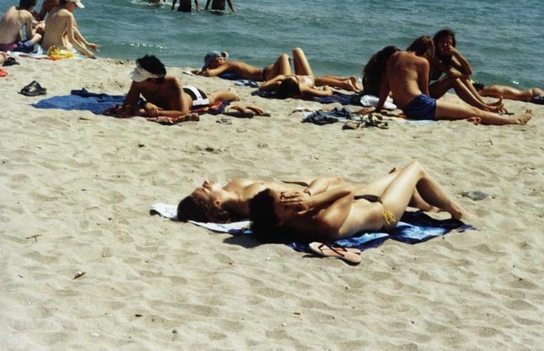 15P Check out gorgeous blonde nudists having some fun