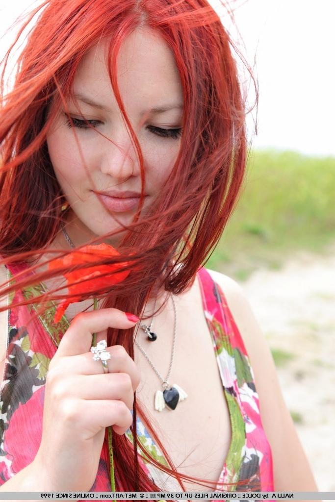 18P This beautiful angel gets in touch with nature