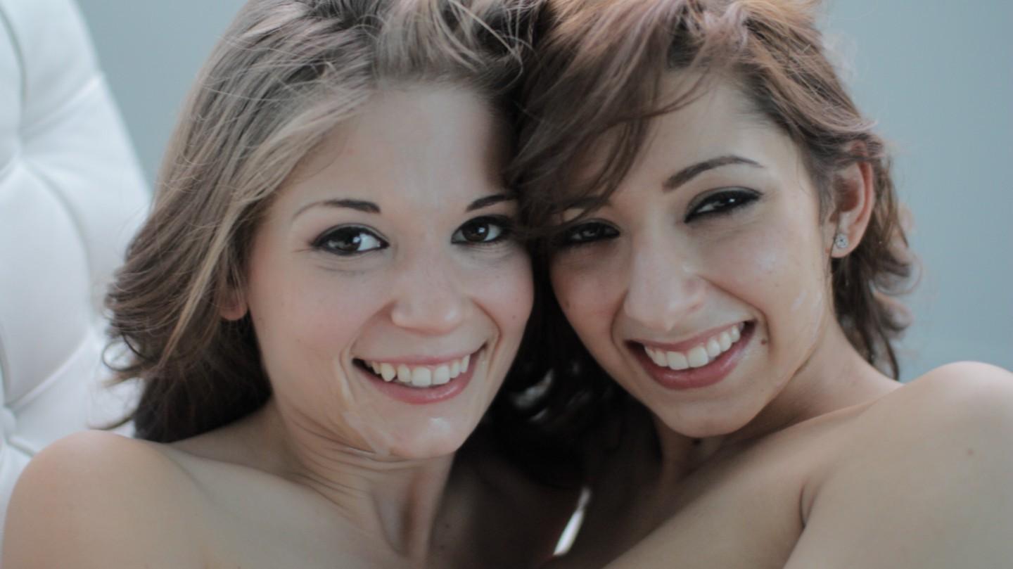 16P Beautiful ffm threesome babes fucked