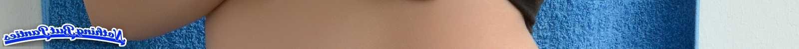 10P EU black shorts white panties peeking out
