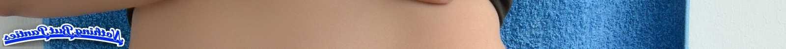 10P EU black shorts white panties peeking out