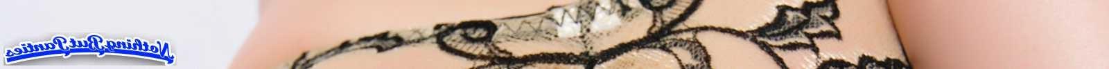 18P USA Whifey black and sheer lace