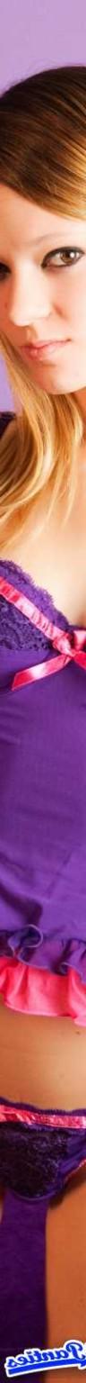 18P Lacey purple lace thong panties