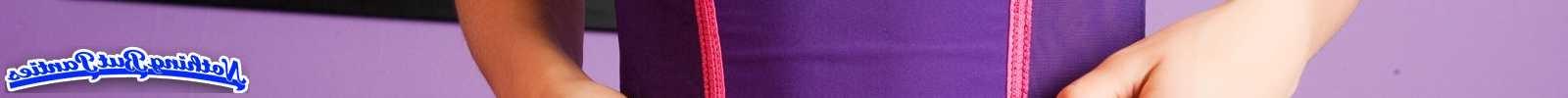18P Lacey purple lace thong panties