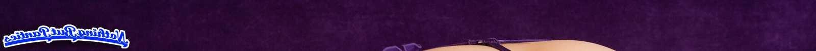 18P Lacey purple lace thong panties