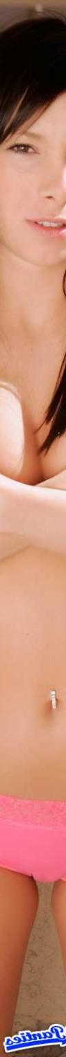 18P Kayden pink cotton briefs topless outside
