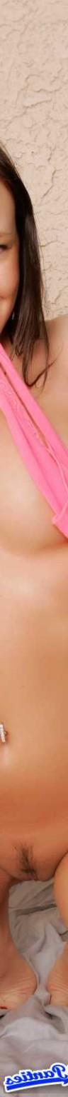 18P Kayden pink cotton briefs topless outside