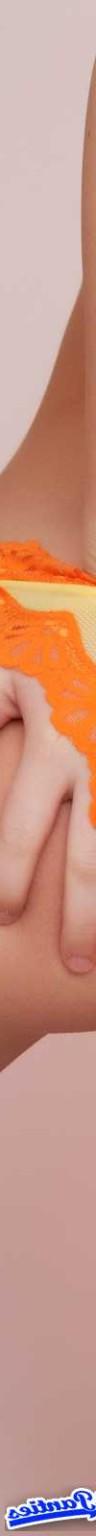 18P Peachez yellow and orange lace panties