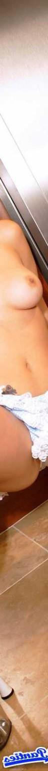 18P Daisy white panties in the kitchen
