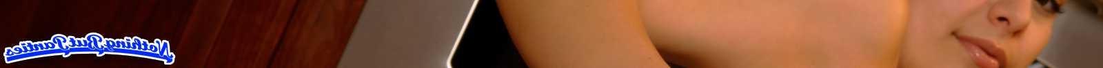 18P Daisy white panties in the kitchen