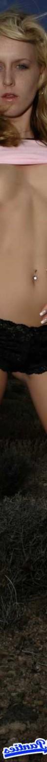 18P Jenny black lace panties outside