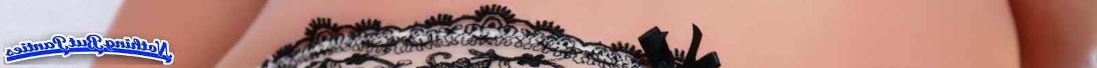 18P USA Whifet sheer pink and black lace