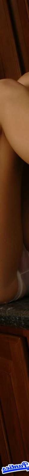 18P Ashlee wearing sheer white panties in the kitchen I don't think she even knows w