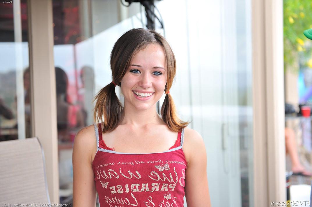 15P A petite barely legal teen cutie naked in public