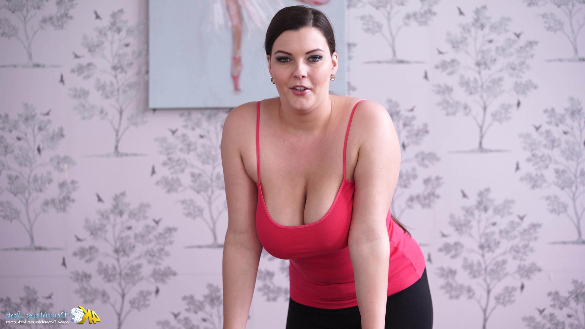13P Cherry starts to tease you letting her top slip down to reveal h