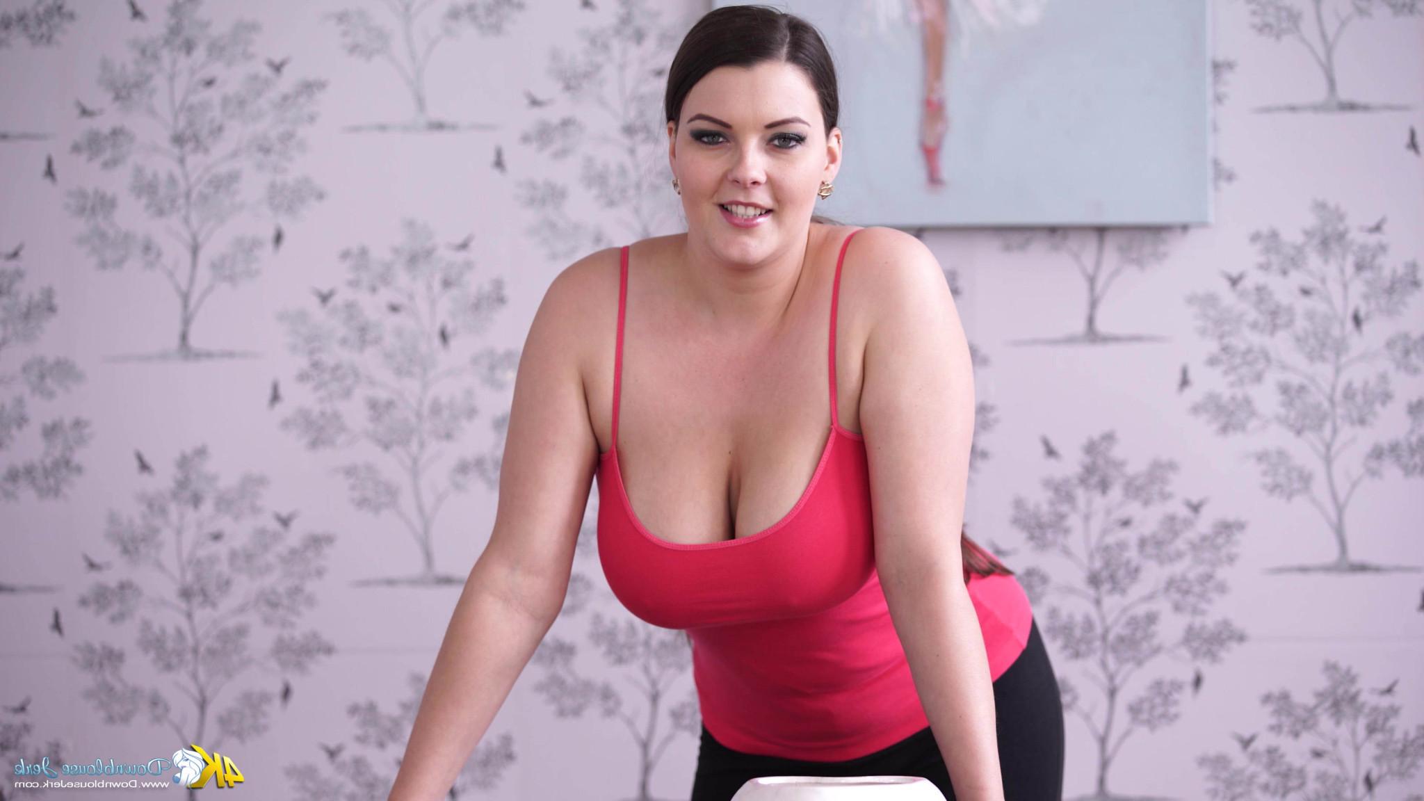 13P Cherry starts to tease you letting her top slip down to reveal h