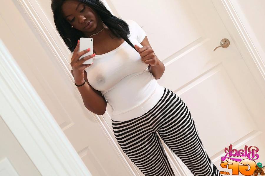 12P Titted black chick loves being fucked