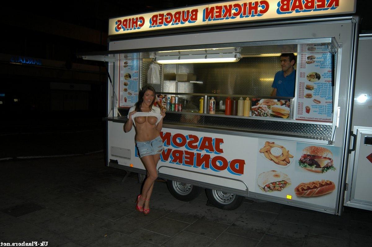 16P Charleys busty flashing menu of nightly public nudity and posing tour of Bristol