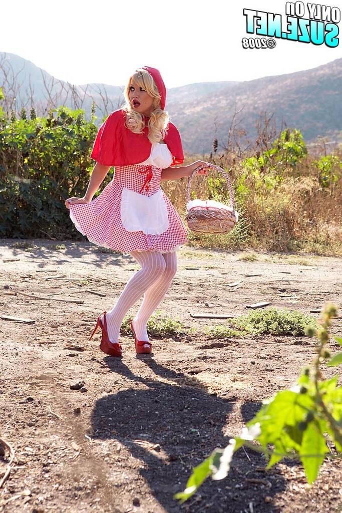 15P Angie Savage is slutty little red riding hood