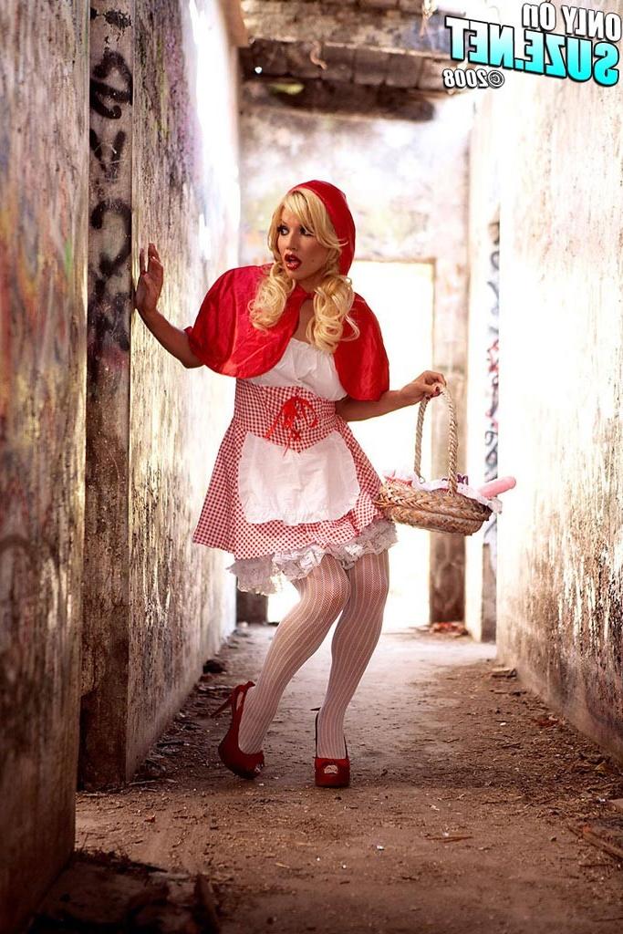 15P Angie Savage is slutty little red riding hood