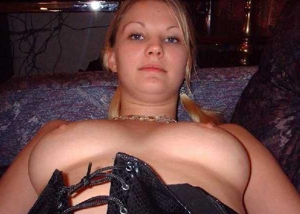 15P Pretty chick shows her melon-sized knockers