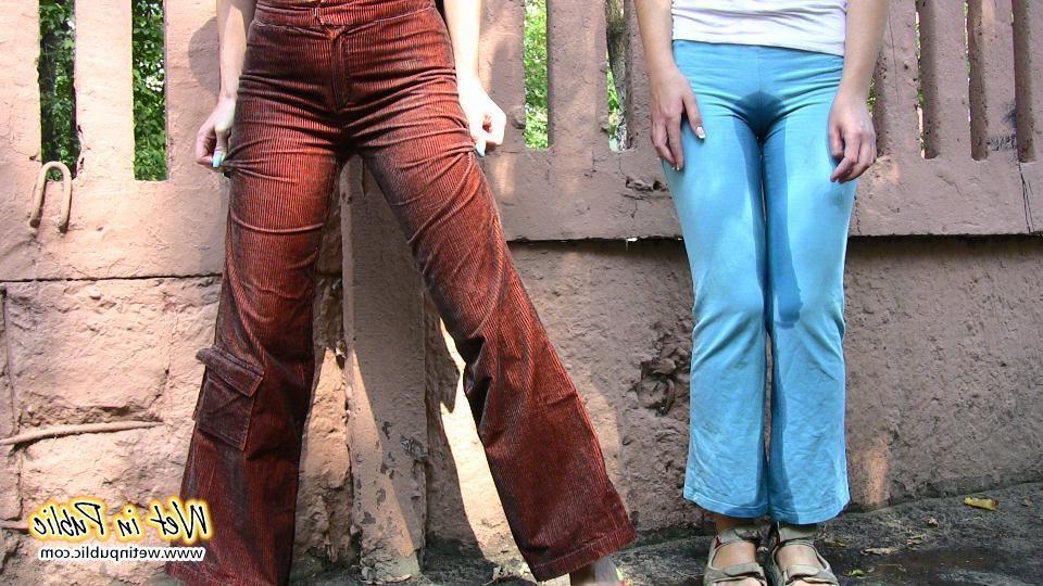 16P Two traveling girlfriends can't find the toilet and pee their pants