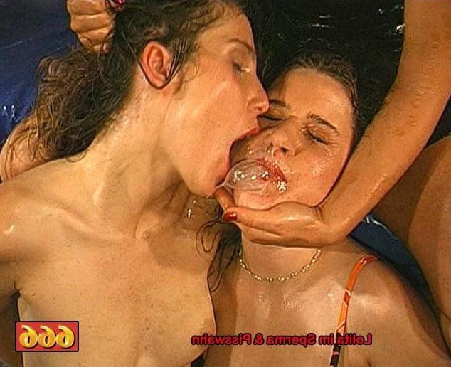 20P Nasty pissing bukkake orgy with a little bondage and domination