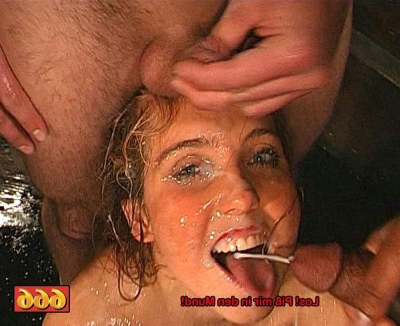 20P German hardcore pissing bukkake orgy with many freaky girls