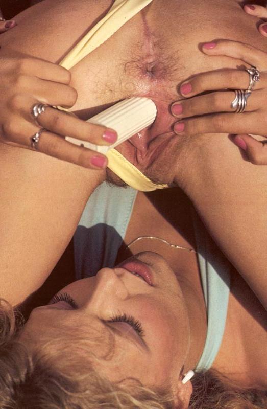 16P Two naughty seventies ladies getting dirty in the garden