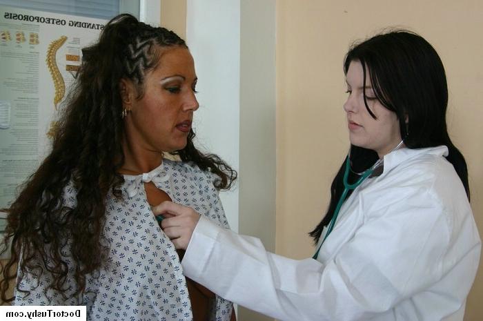 16P Big tits black beauty gyno exam and ass injection