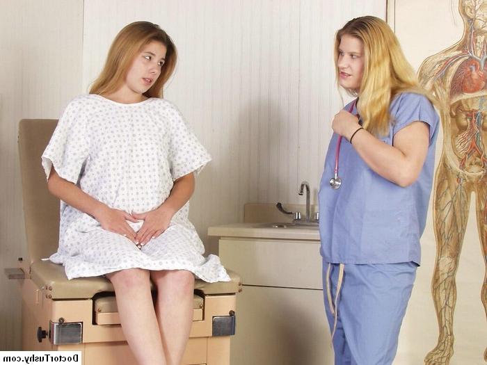 16P Redhead visits with her doctor for a gyno exam