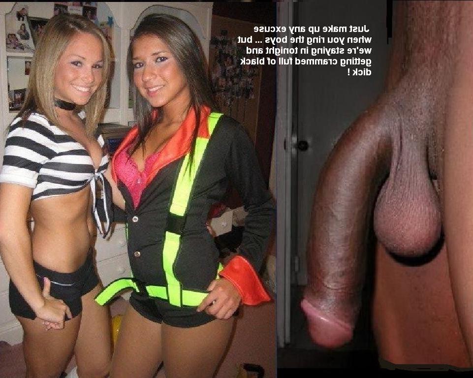 12P white chicks punished with big black dicks